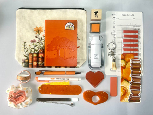 BEAUTIFULLY BOOKISH ORANGE 🧡 Book Lovers Bundle