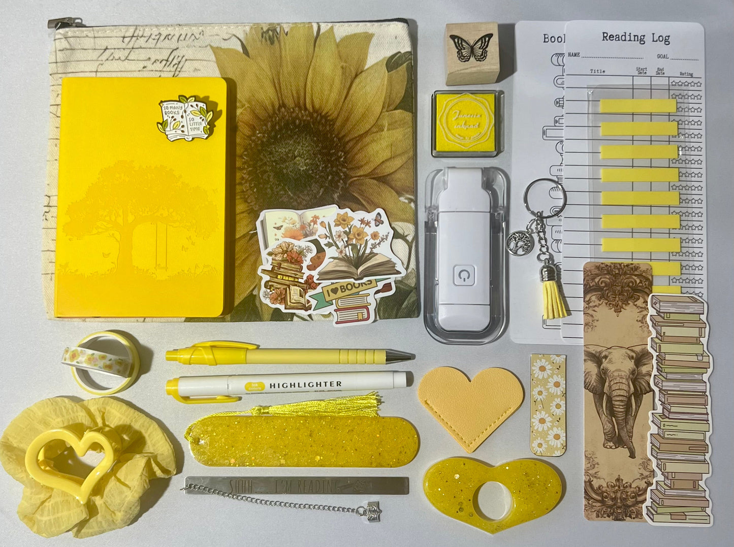BEAUTIFULLY BOOKISH YELLOW 💛 Book Lovers Bundle