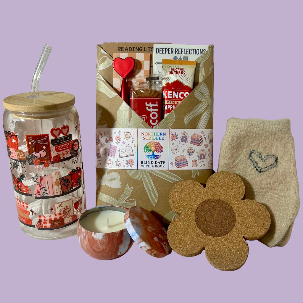 BLIND DATE WITH A BOOK (Glass Tumbler Giftset)