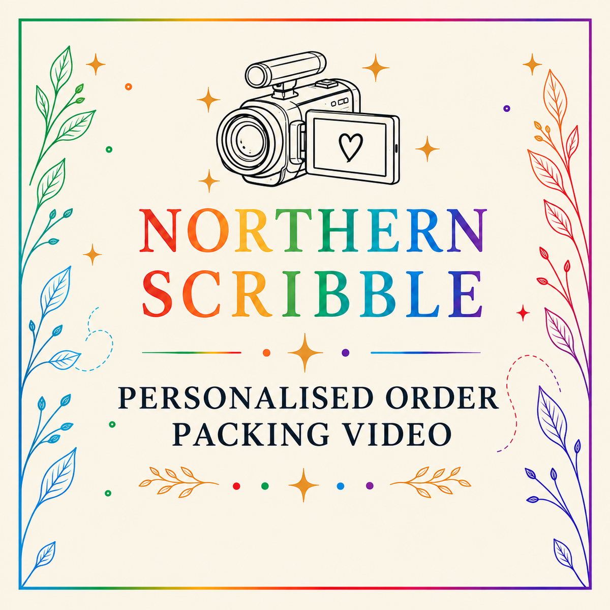 PERSONALISED ORDER PACKING VIDEO (Add On Only) 🎥