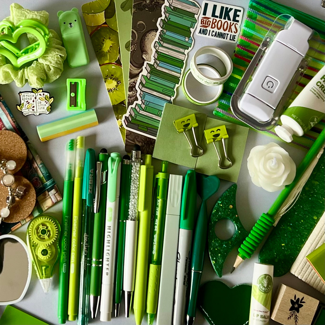 MEGA MYSTERY GREEN 💚 Stationery, Bookish, Cosy (Select Your Number of Items)