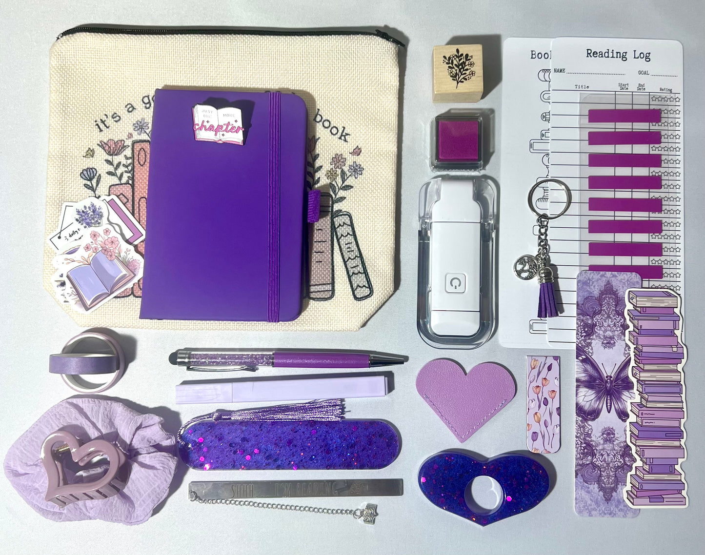 BEAUTIFULLY BOOKISH PURPLE 💜 Book Lovers Bundle