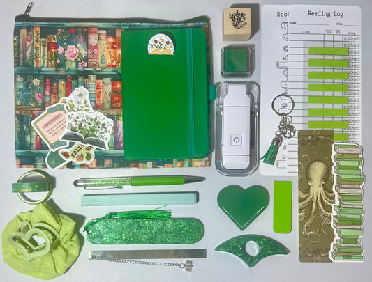 BEAUTIFULLY BOOKISH GREEN 💚 Book Lovers Bundle