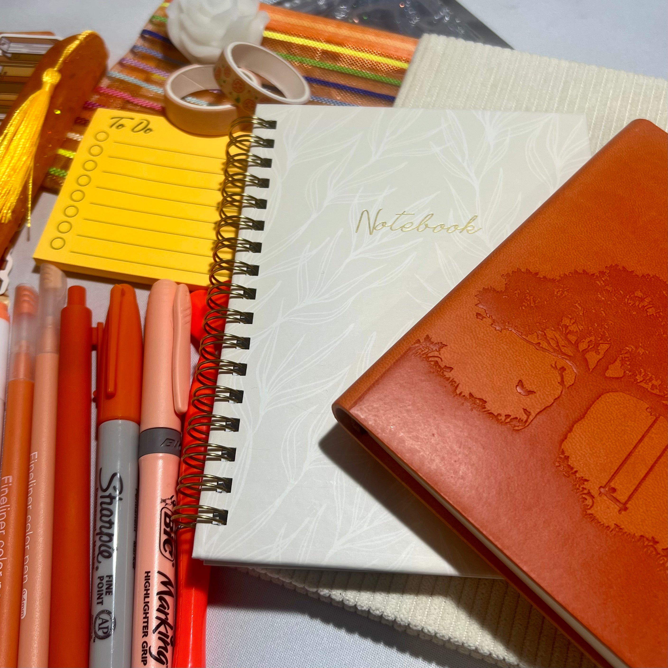 ORANGE BOOKISH BUNDLE 🧡 Stationery, Bookish, Cosy (Select Your Size)