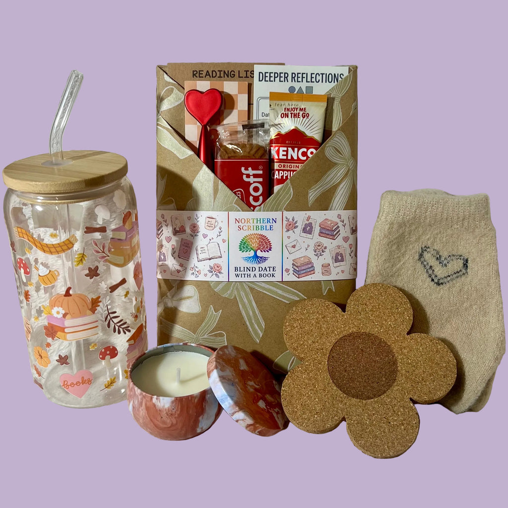 BLIND DATE WITH A BOOK (Glass Tumbler Giftset)