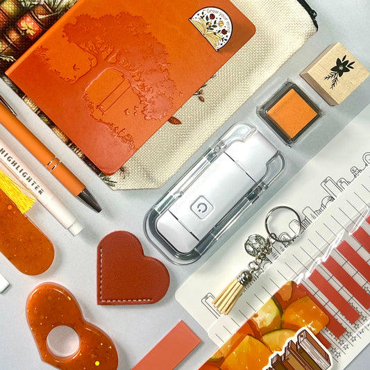 BEAUTIFULLY BOOKISH ORANGE 🧡 Book Lovers Bundle