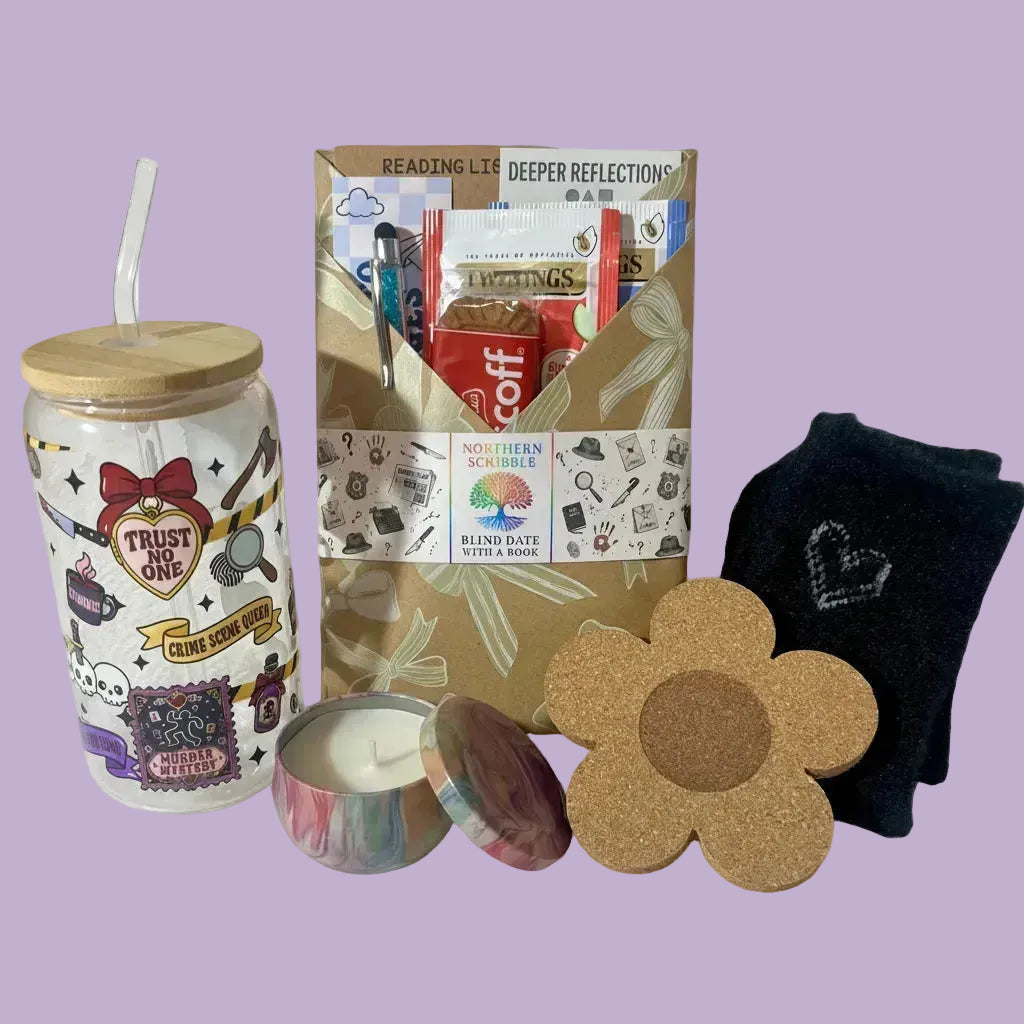 BLIND DATE WITH A BOOK (Glass Tumbler Giftset)