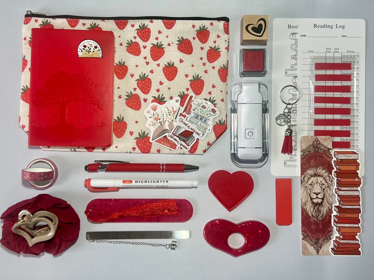 BEAUTIFULLY BOOKISH RED ♥️ Book Lovers Bundle