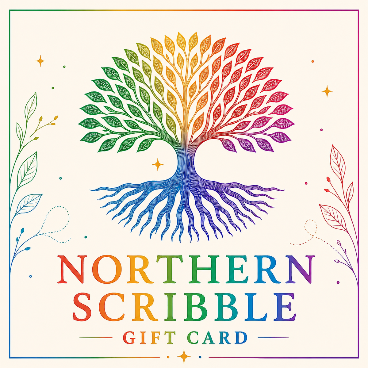 NORTHERN SCRIBBLE (Gift Card)