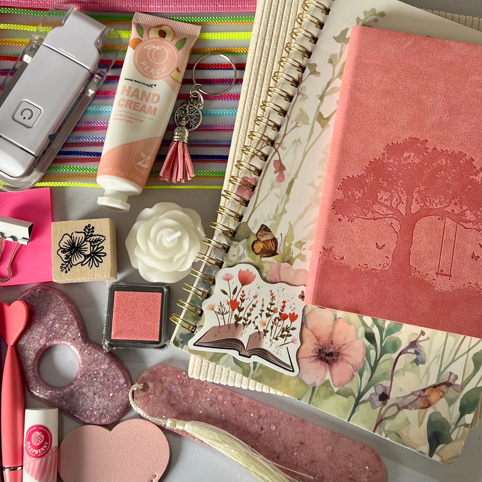 PINK BOOKISH BUNDLE 🩷 Stationery, Bookish, Cosy (Select Your Size)