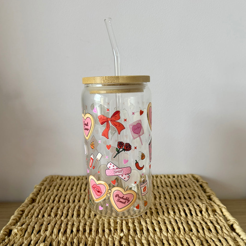 BARGAIN CORNER (Smut Glass Tumbler)