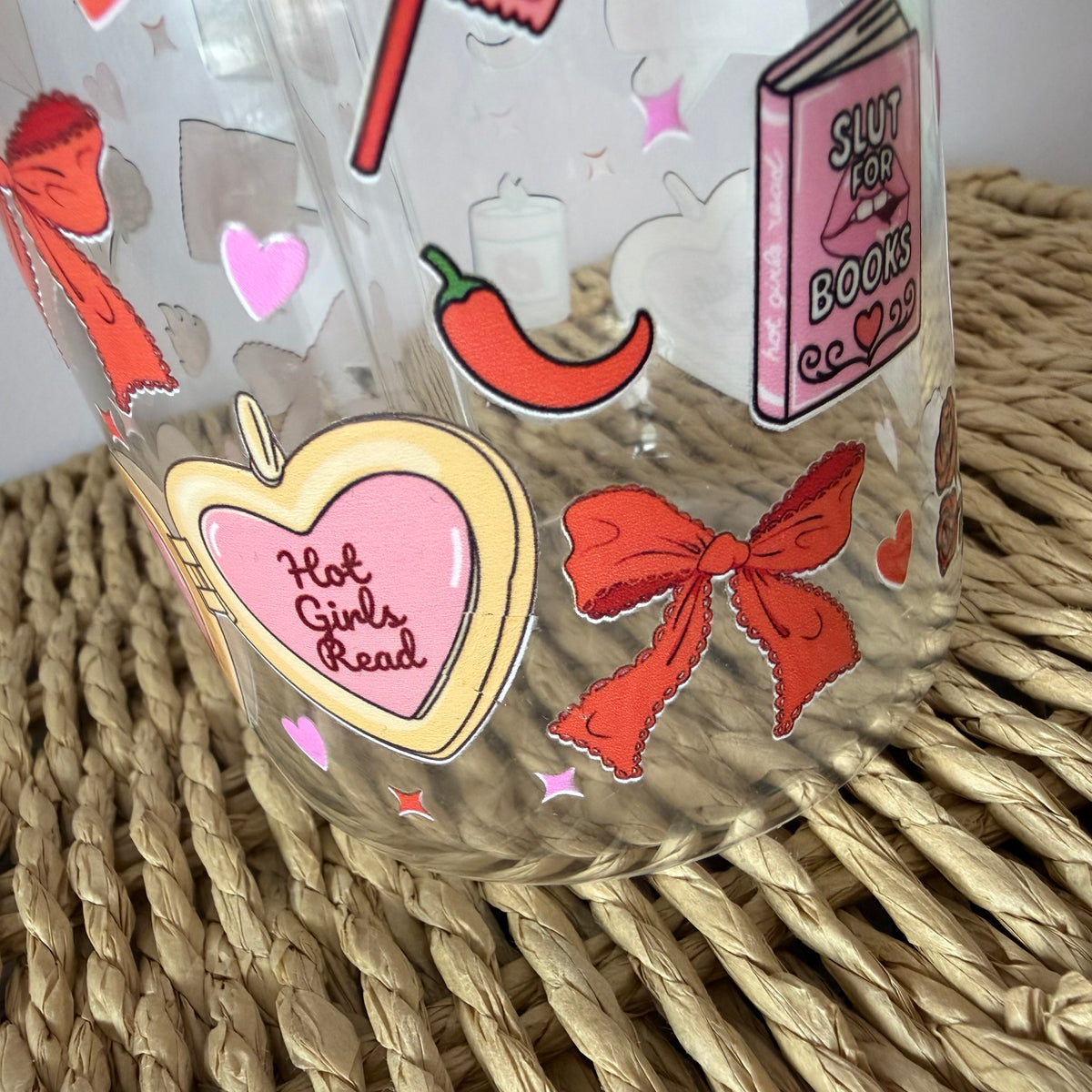 BARGAIN CORNER (Smut Glass Tumbler)