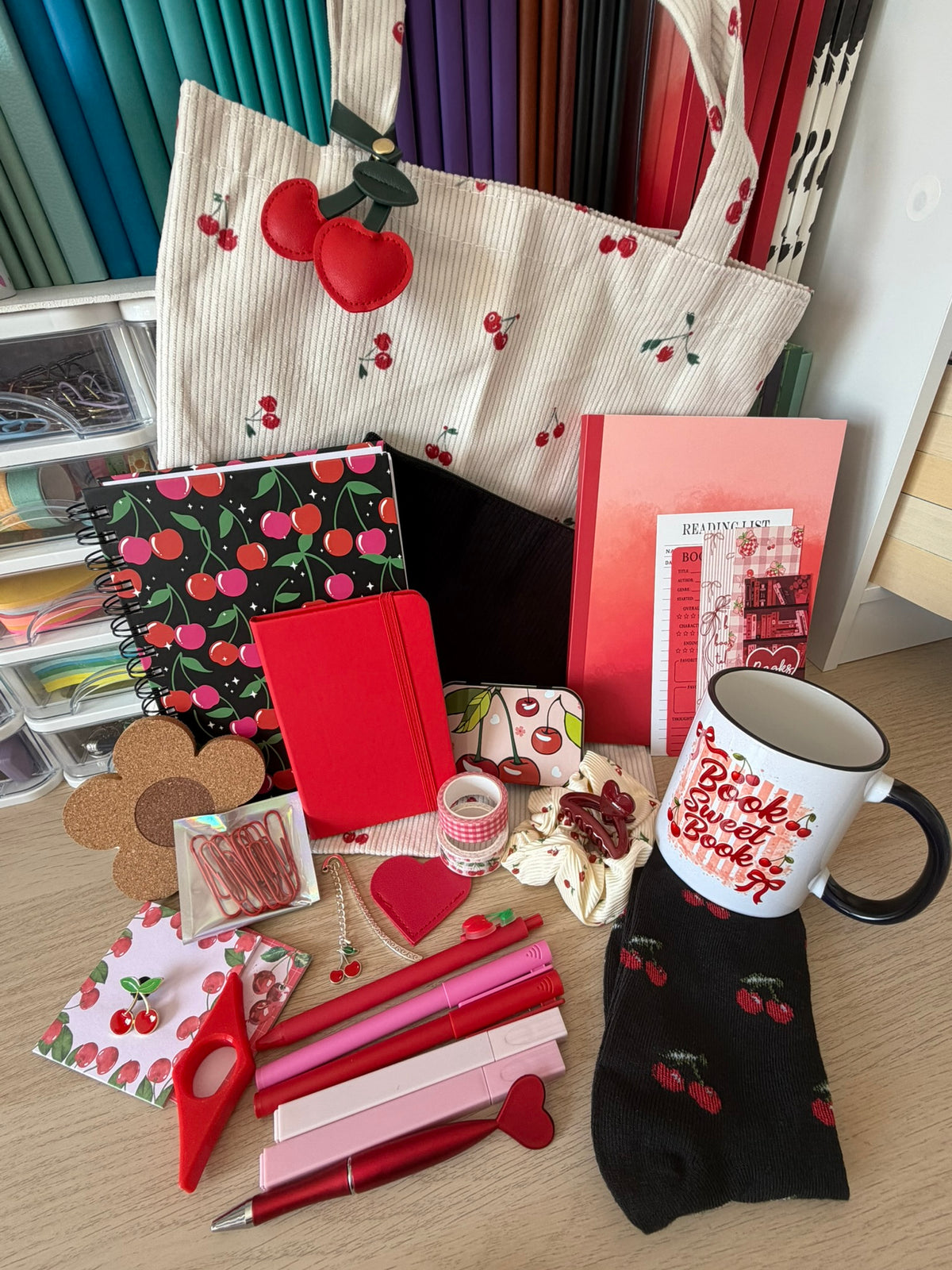 THEMED BOOKISH BUNDLE (Cherry)🍒