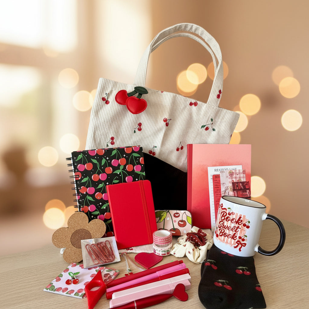 THEMED BOOKISH BUNDLE (Cherry)🍒